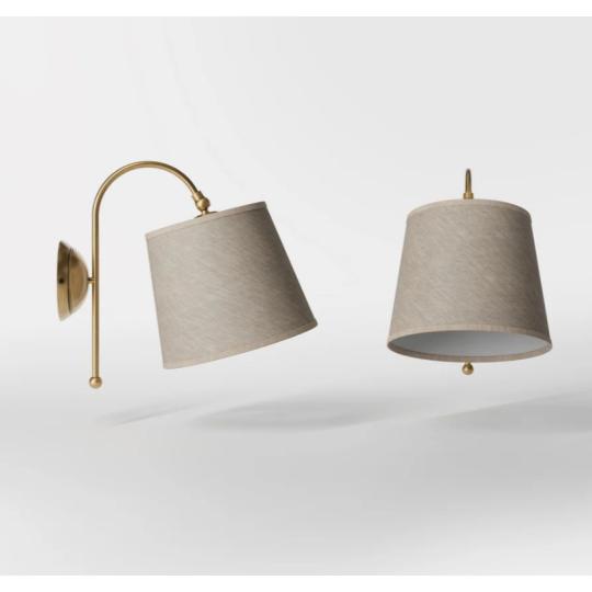 mediteransky americky nastenny lampa luxusna kvalitna rustikalna klasicka textilna tienidlova country nastavitelna spalna citacia lampa na stenu vidiecky.jpg